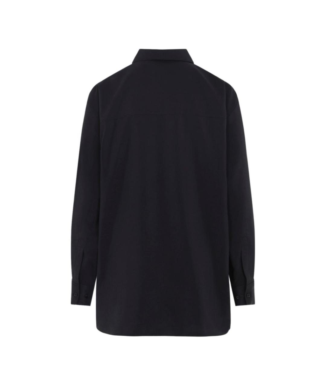 LEMAIRE Черная шелковая рубашка, фото 3