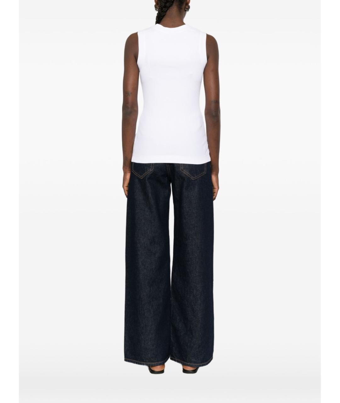 BRUNELLO CUCINELLI Белая хлопковая майка, фото 2