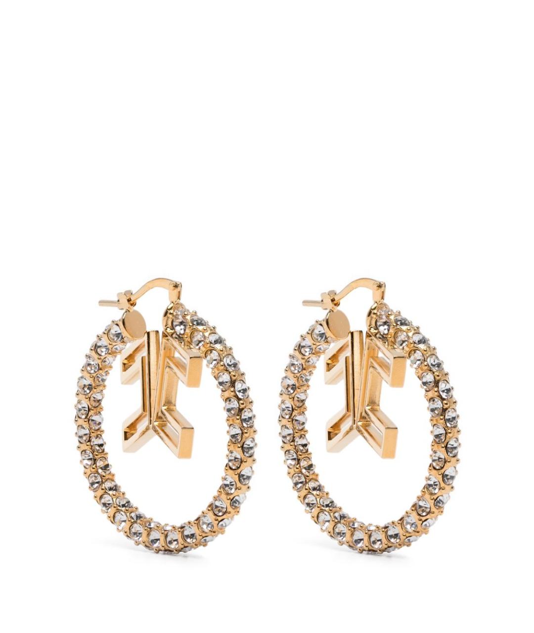 ELISABETTA FRANCHI Золотые металлические серьги, фото 1