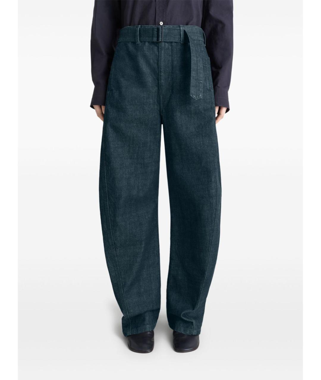 LEMAIRE Синие прямые джинсы, фото 3