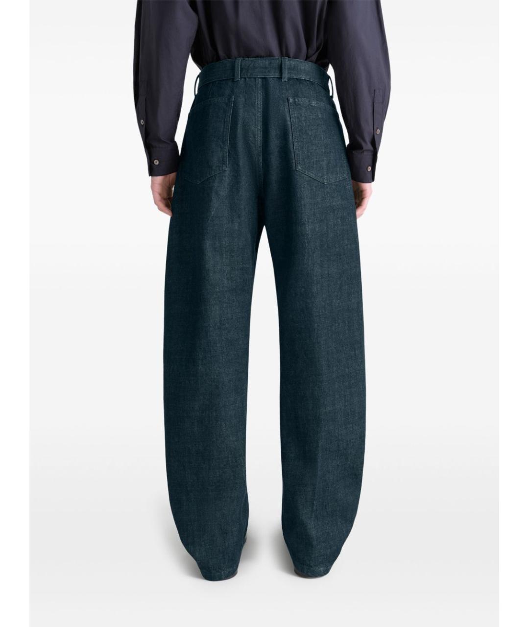 LEMAIRE Синие прямые джинсы, фото 4