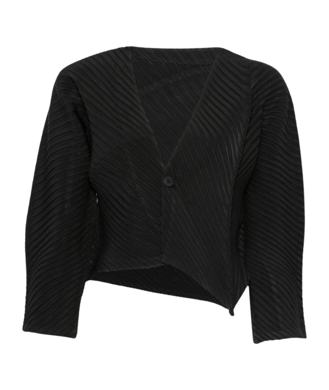 ISSEY MIYAKE Черный полиэстеровый кардиган, фото 1