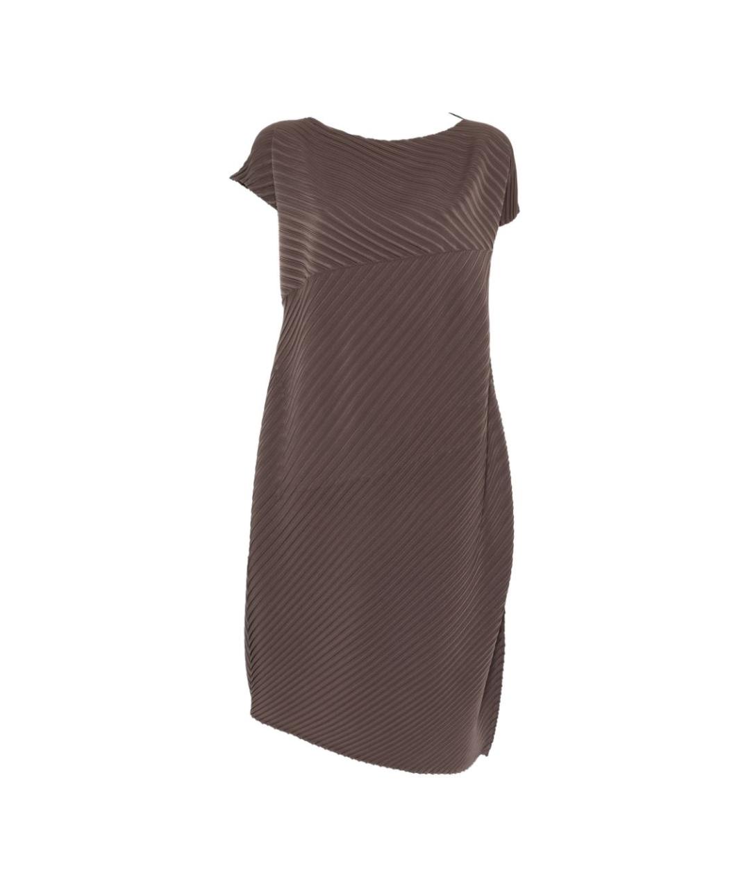 ISSEY MIYAKE Коричневое повседневное платье, фото 1