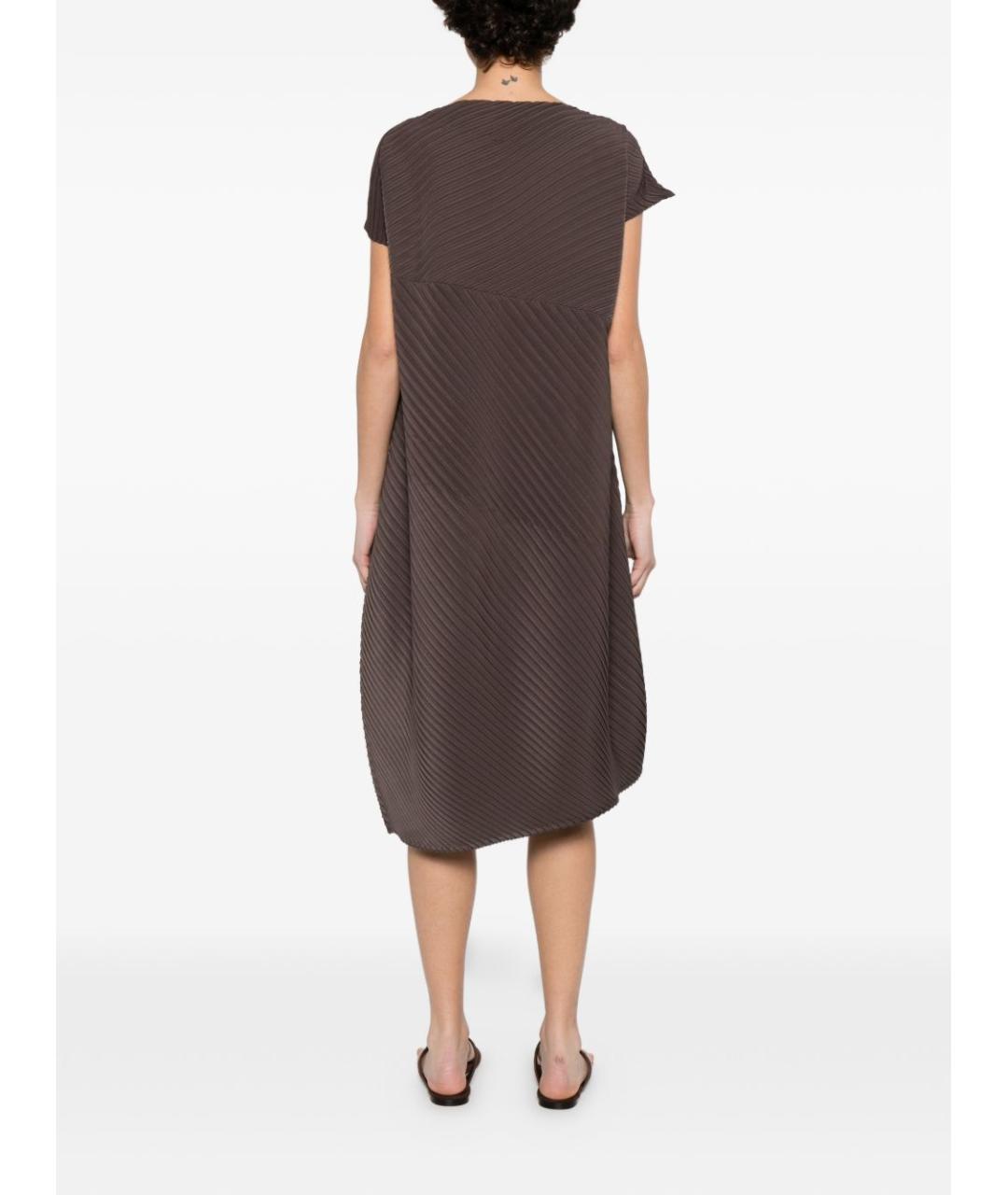 ISSEY MIYAKE Коричневое повседневное платье, фото 3