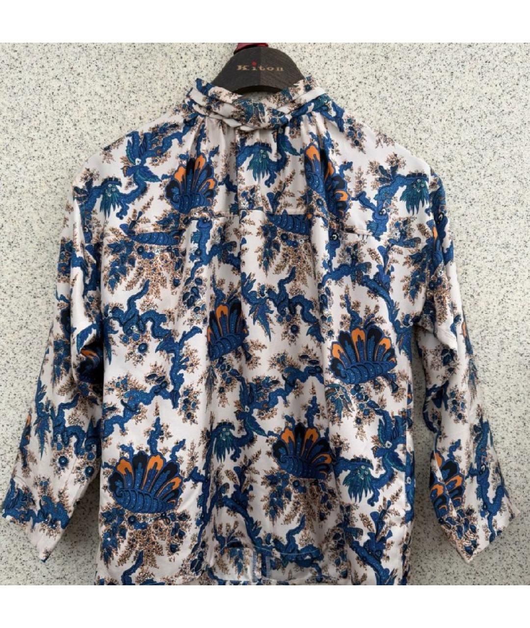 SANDRO Мульти шелковая блузы, фото 2