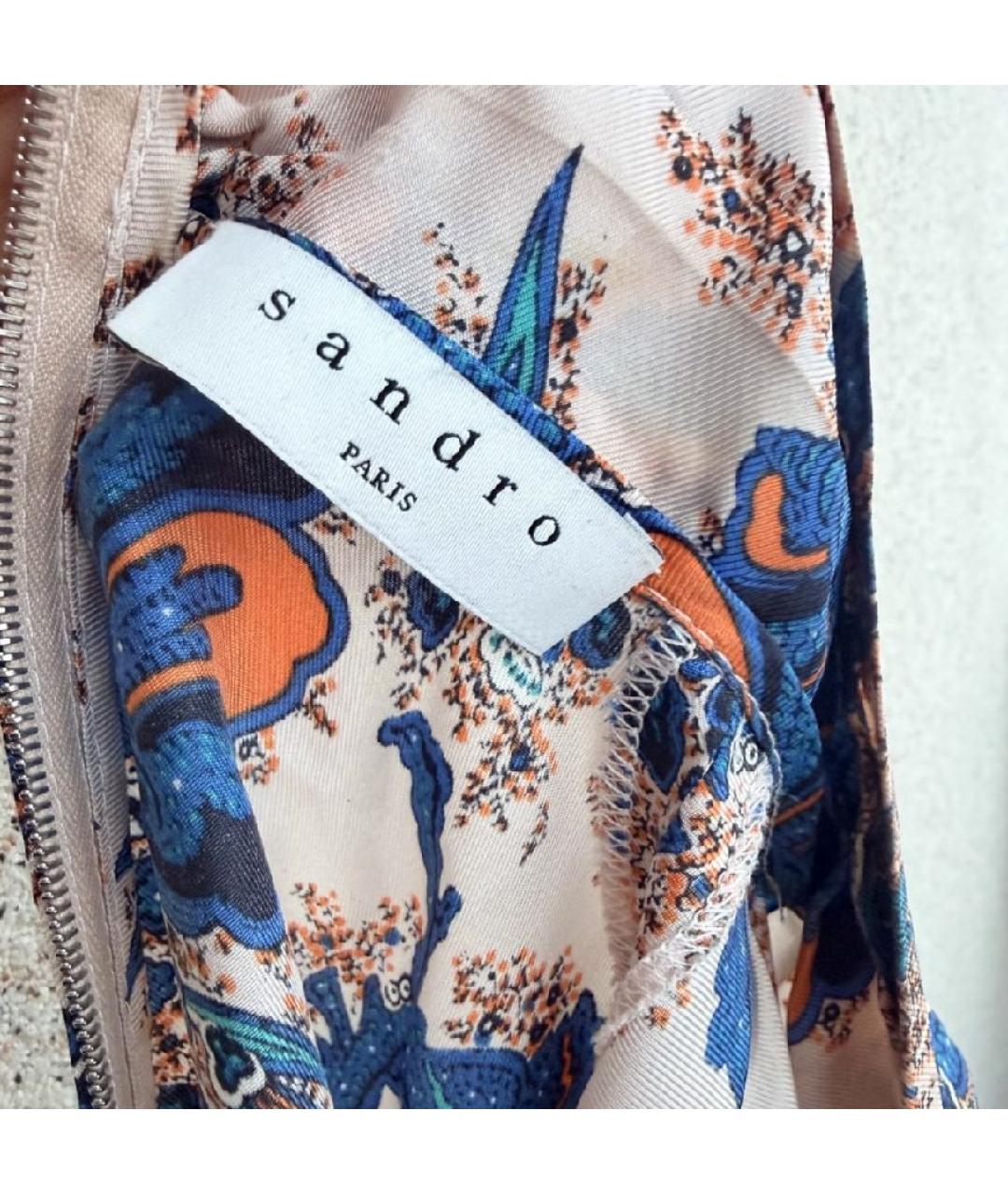 SANDRO Мульти шелковая блузы, фото 4