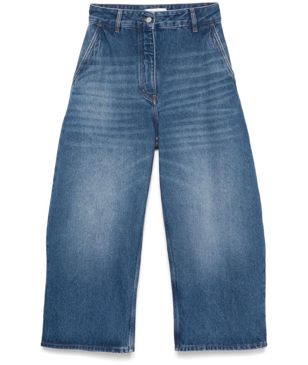 STUDIO NICHOLSON Синие джинсы клеш, фото 1