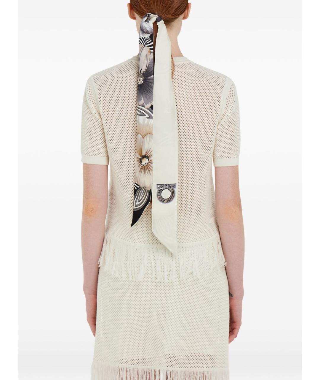 FERRAGAMO Бежевый шарф, фото 2