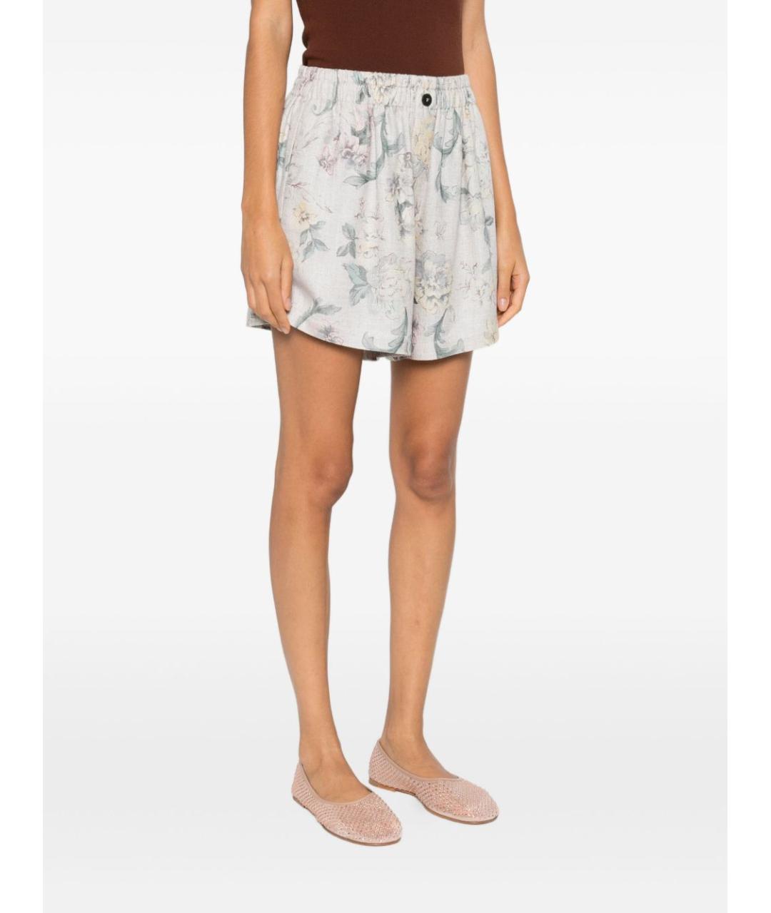 FORTE FORTE Бежевые вискозные шорты, фото 2