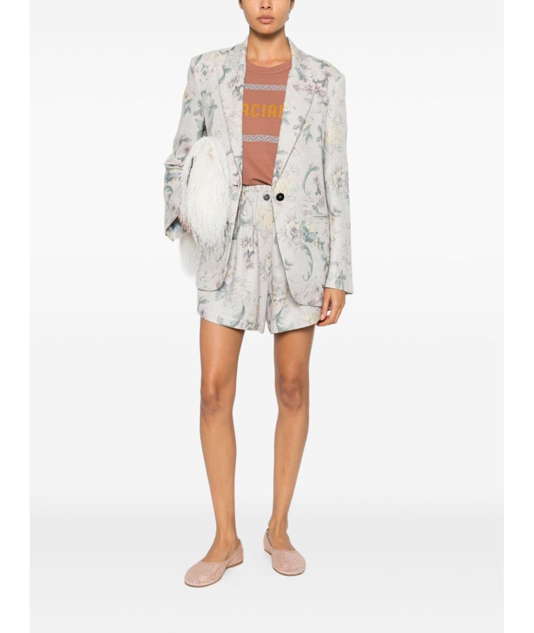 FORTE FORTE Бежевые вискозные шорты, фото 3