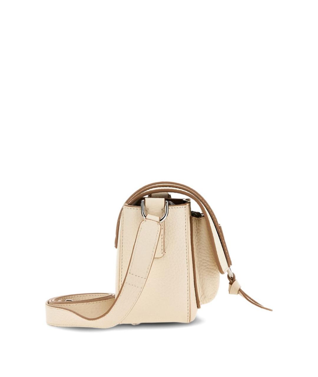 HOGAN Белая кожаная сумка через плечо, фото 4