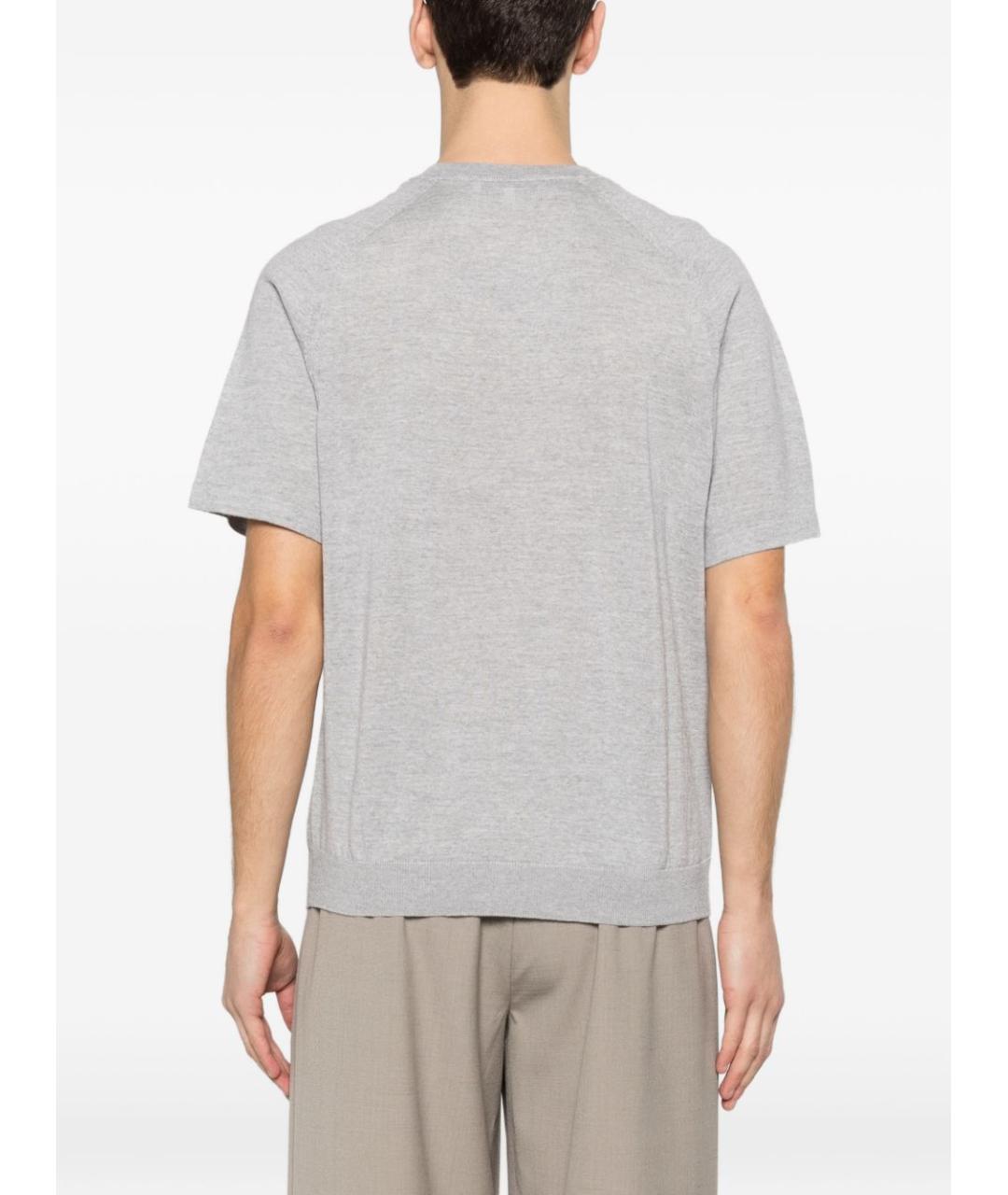 MAISON KITSUNE Серый шерстяной джемпер / свитер, фото 5