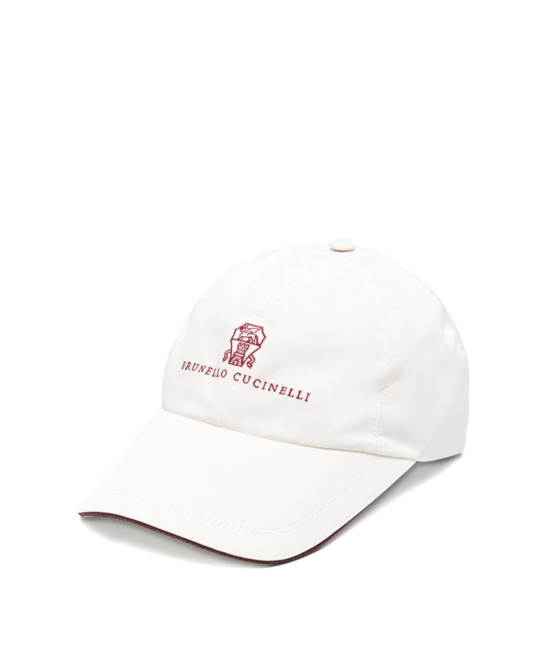 BRUNELLO CUCINELLI Белая кепка/бейсболка, фото 1