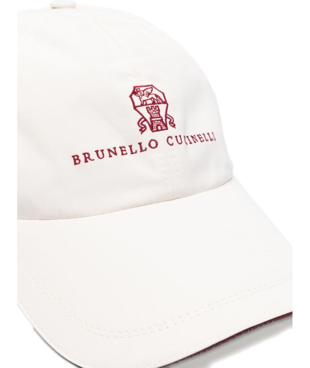 BRUNELLO CUCINELLI Белая кепка/бейсболка, фото 2