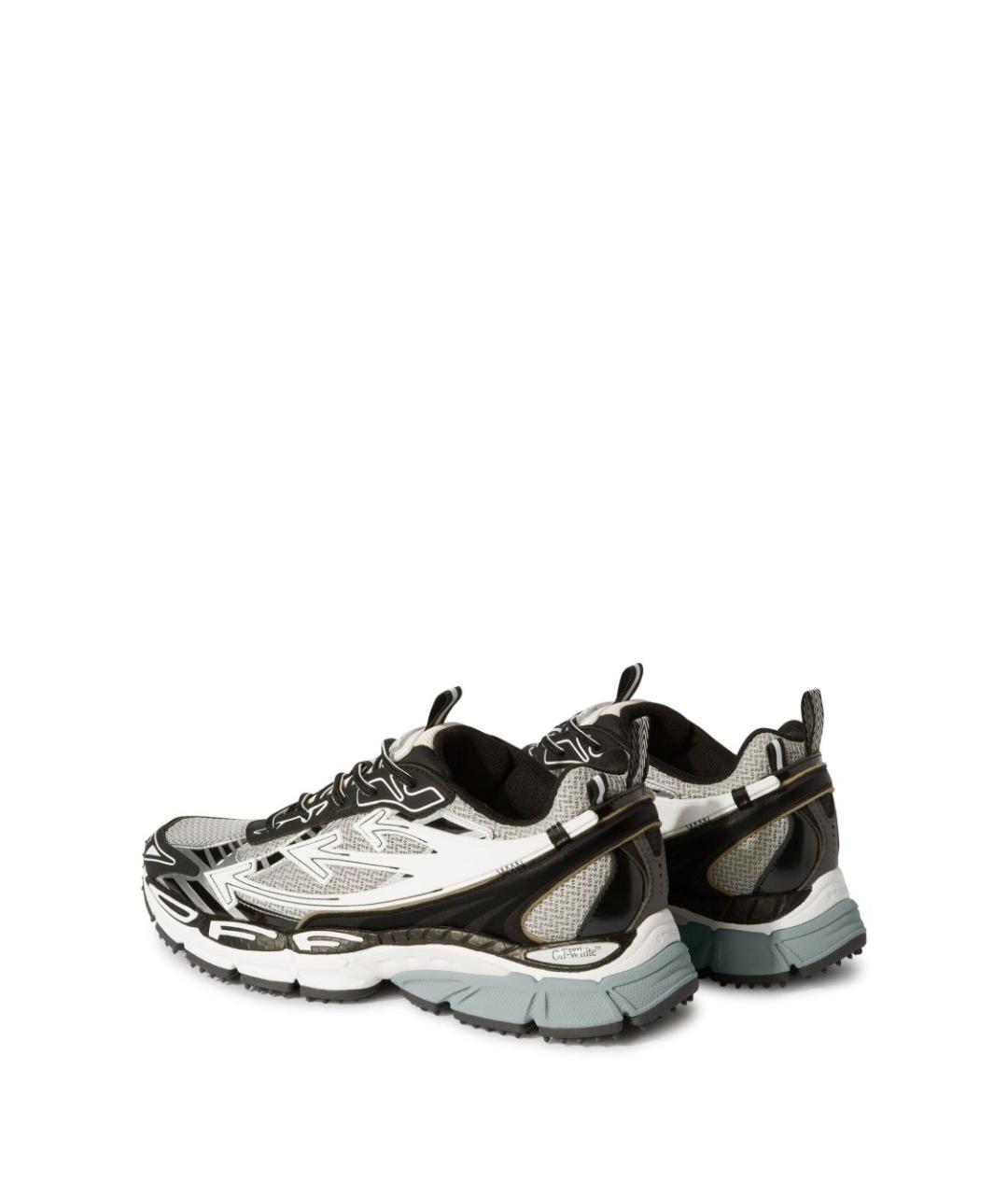 OFF-WHITE Черные синтетические низкие кроссовки / кеды, фото 2