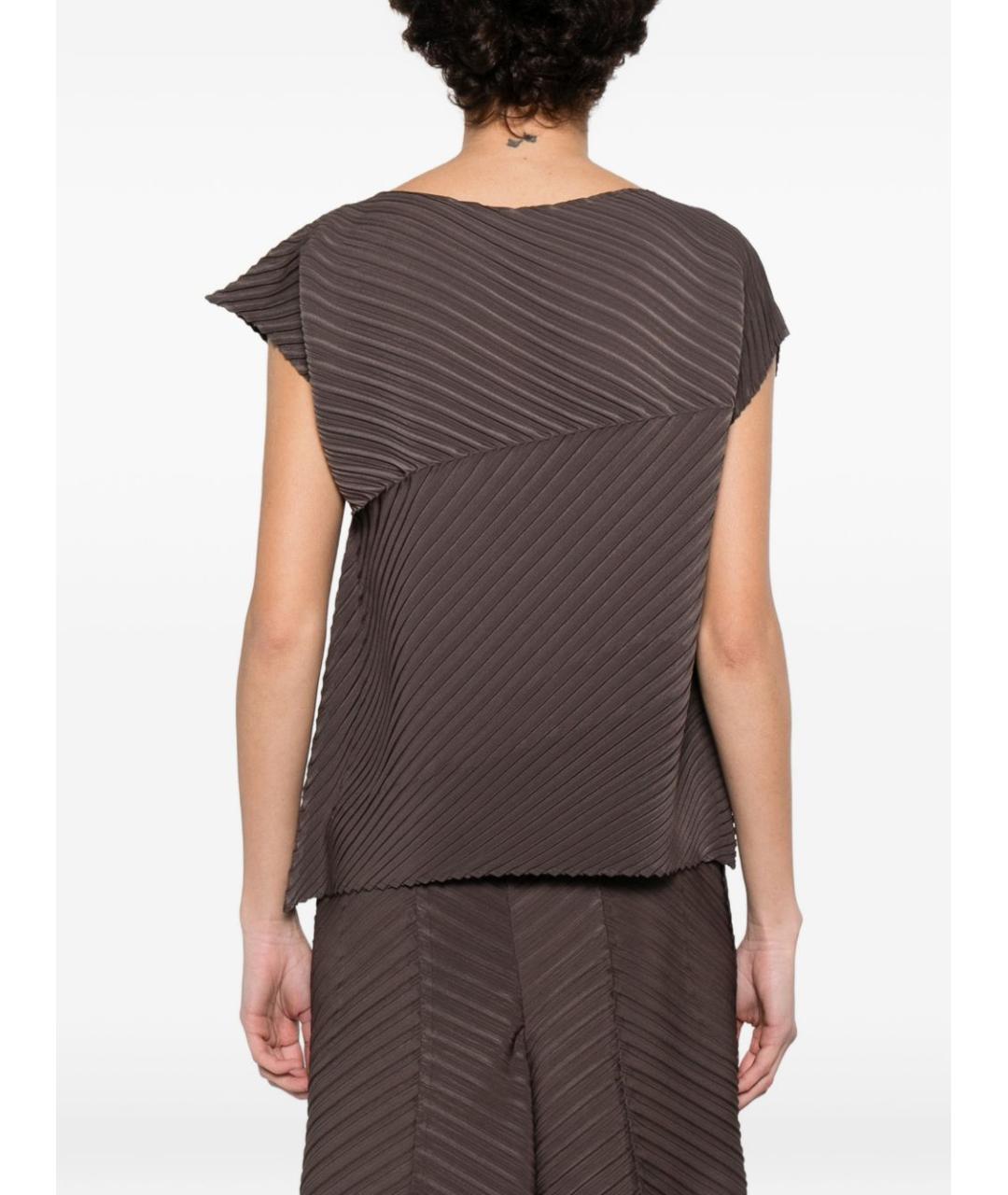 ISSEY MIYAKE Коричневая майка, фото 4
