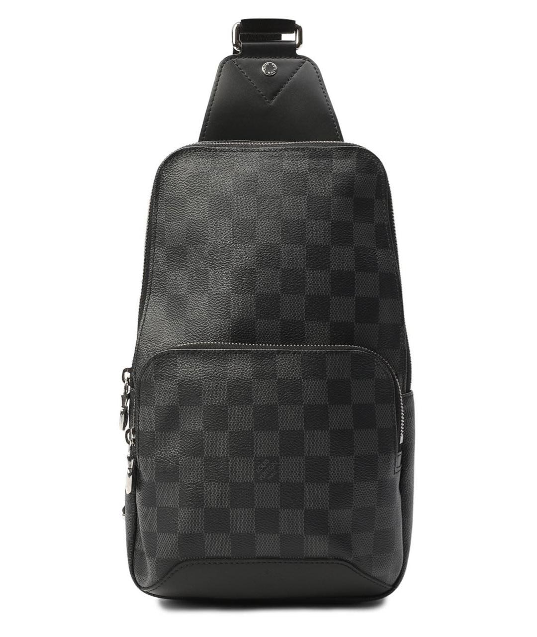 LOUIS VUITTON Черная поясная сумка, фото 1