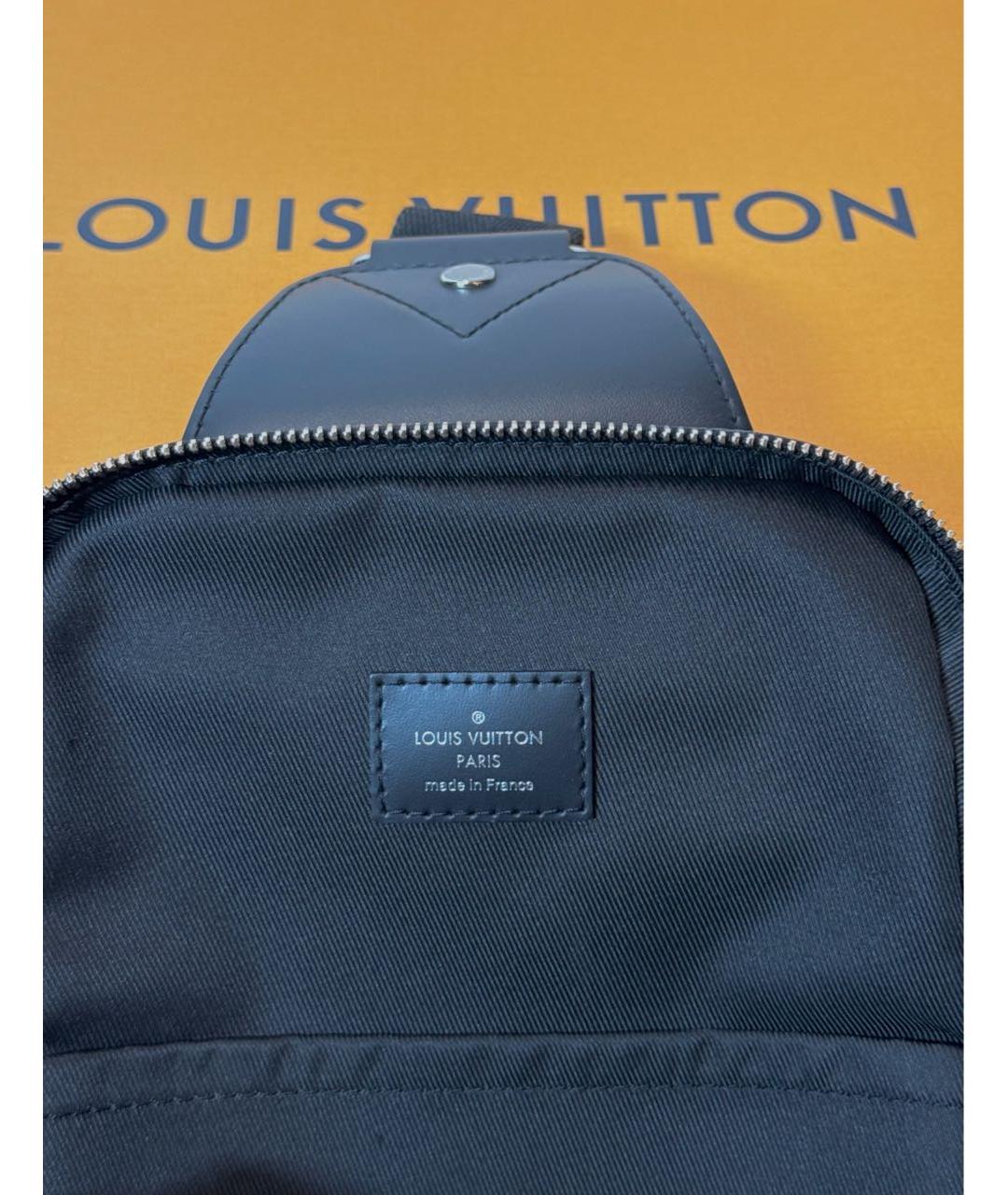 LOUIS VUITTON Черная поясная сумка, фото 6