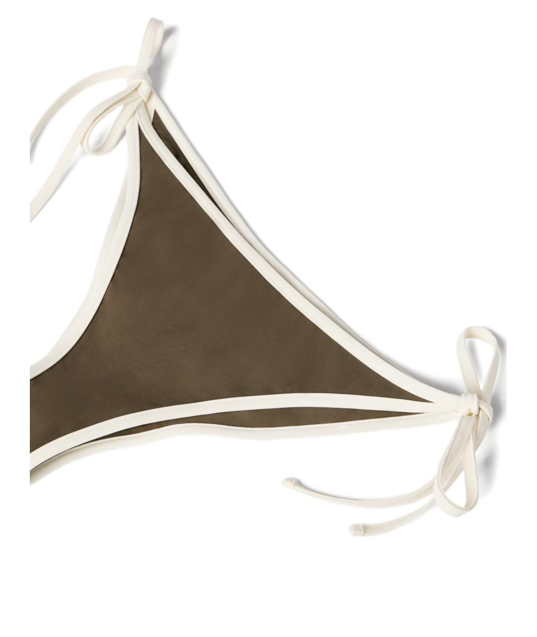 BRUNELLO CUCINELLI Зеленый полиамидовый купальник, фото 5