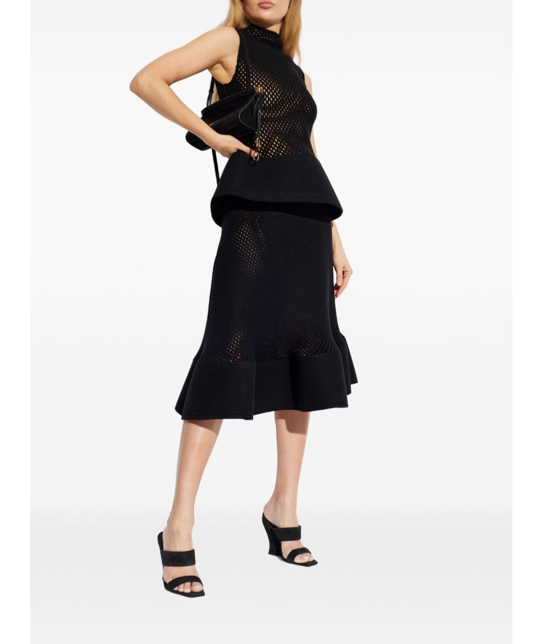 ALAIA Черная юбка миди, фото 4