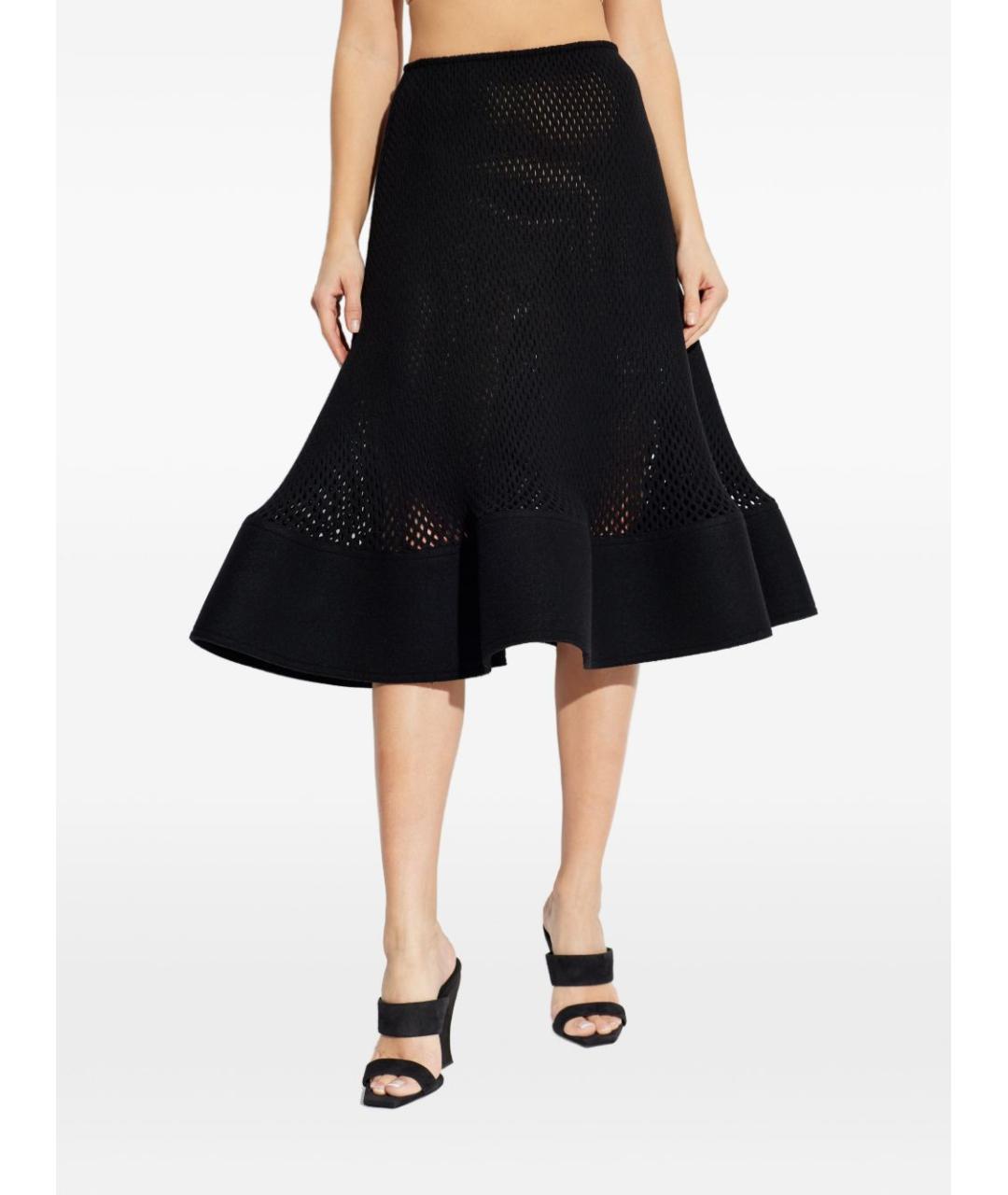 ALAIA Черная юбка миди, фото 2