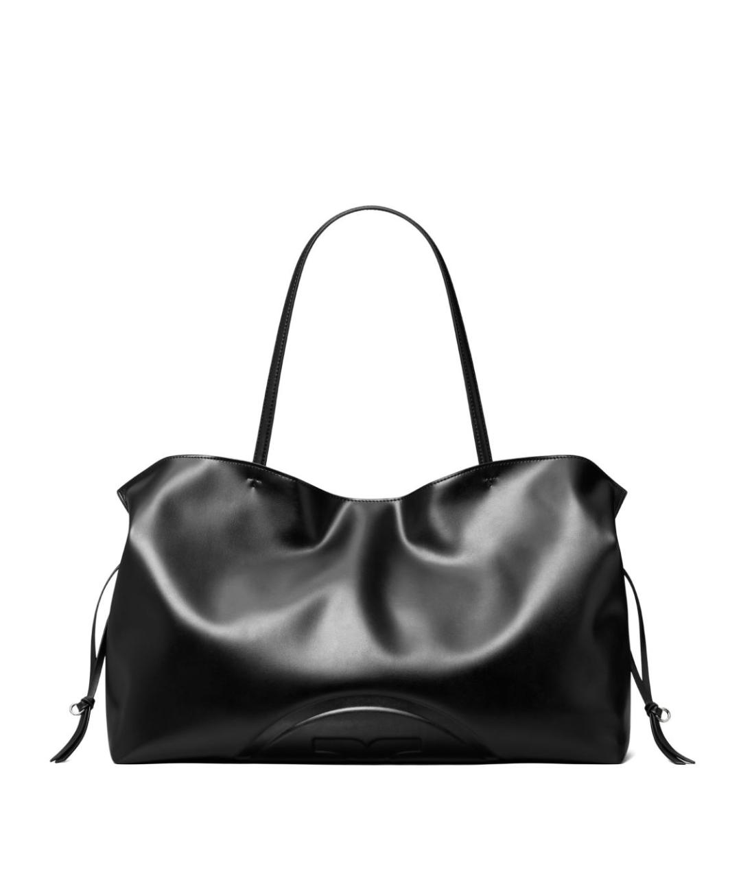 TORY BURCH Черная сумка тоут из искусственной кожи, фото 1