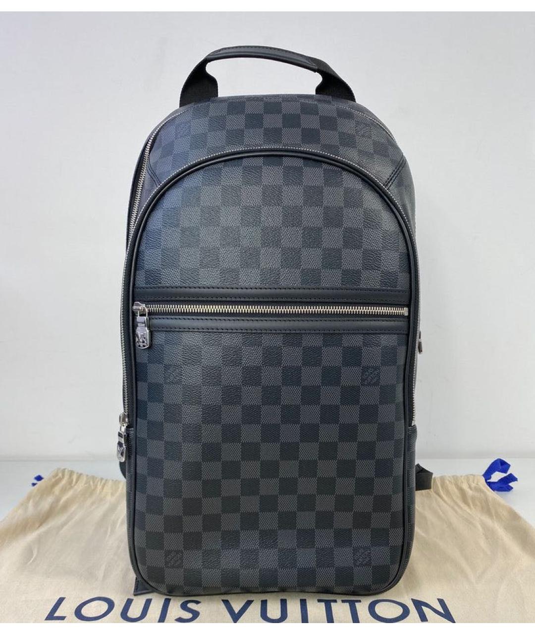 LOUIS VUITTON Черный рюкзак, фото 2