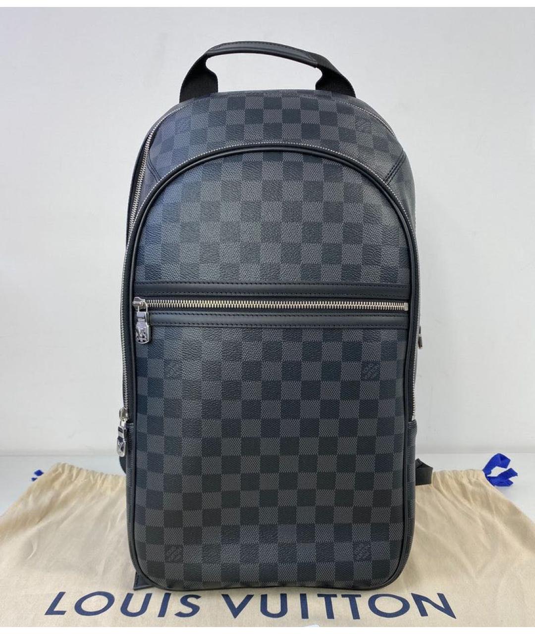 LOUIS VUITTON Черный рюкзак, фото 3