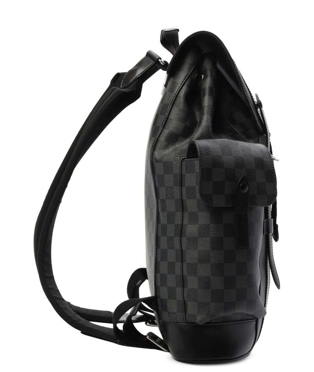 LOUIS VUITTON Черный рюкзак, фото 5