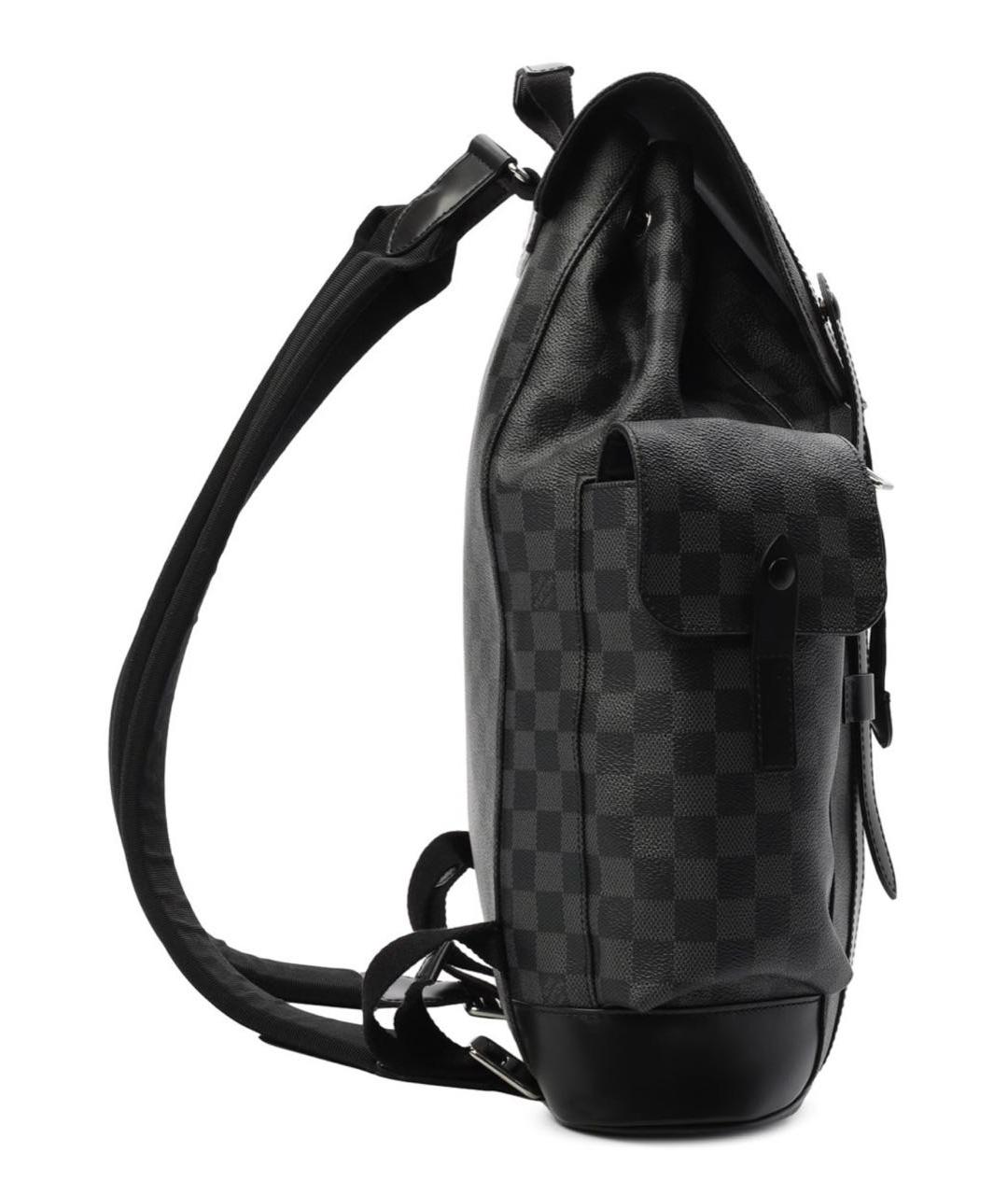 LOUIS VUITTON Черный рюкзак, фото 4