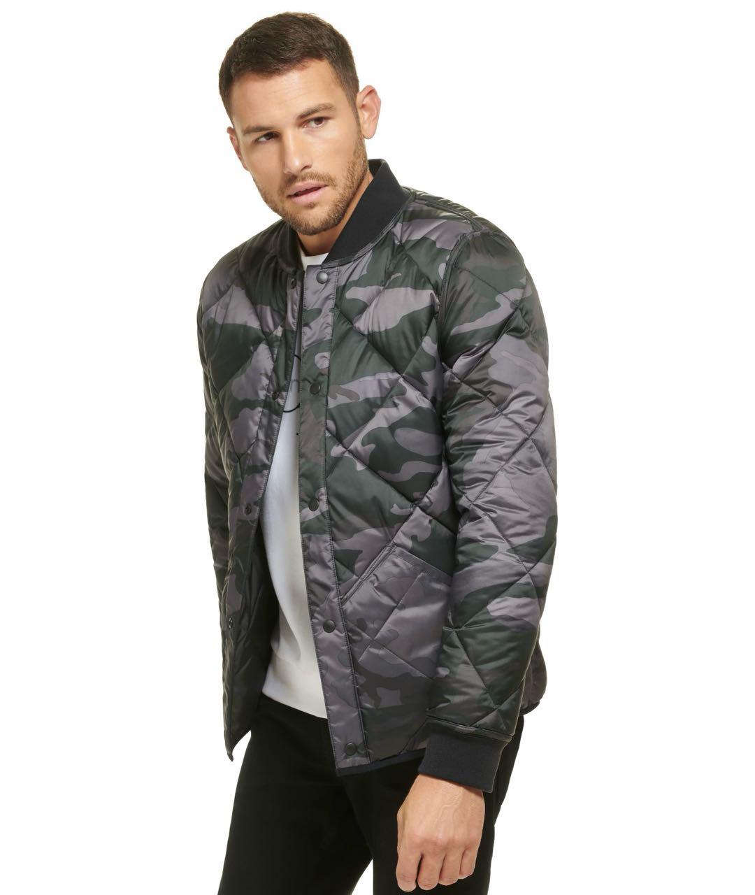 CALVIN KLEIN Черная синтетическая куртка, фото 8