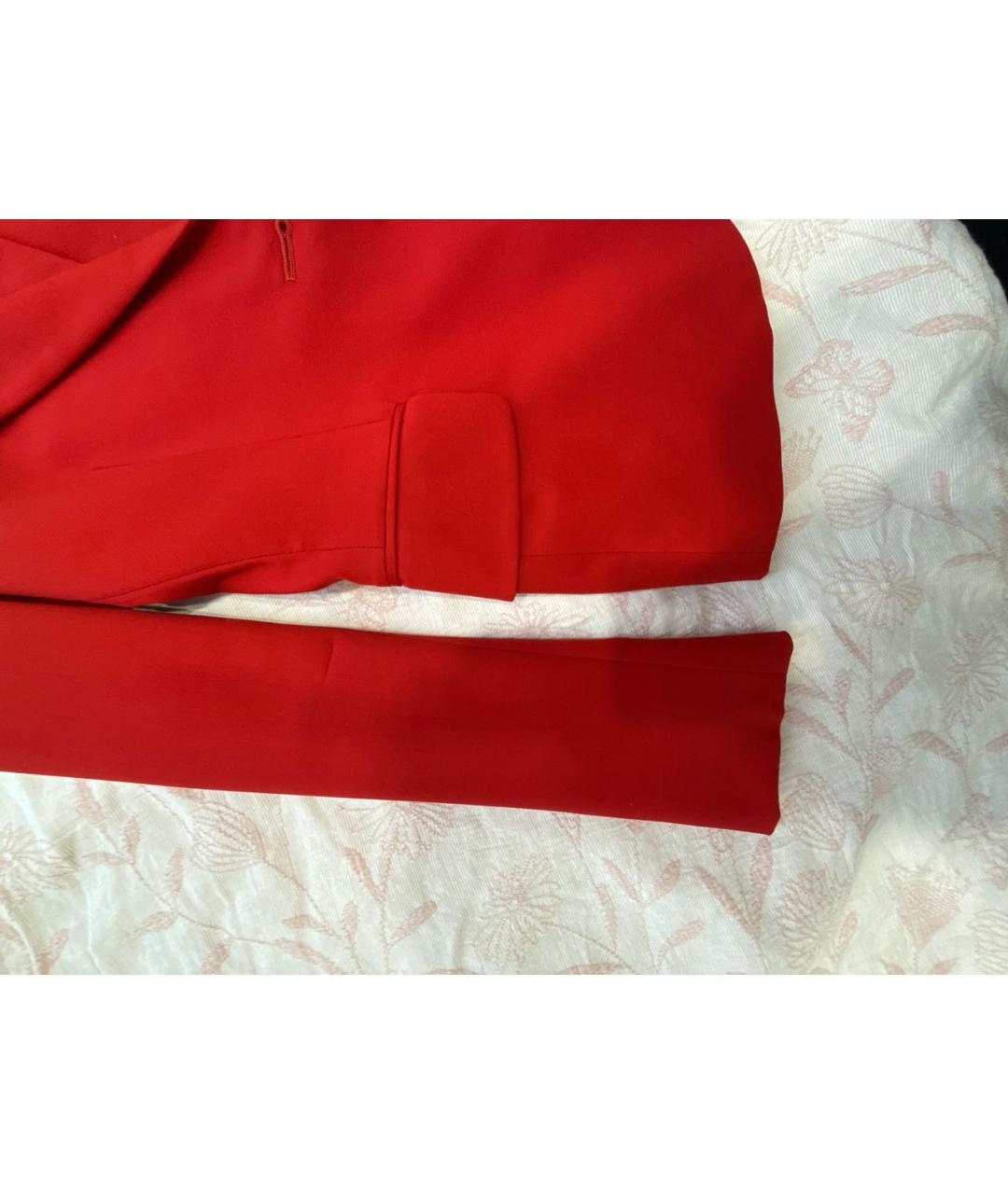 STELLA MCCARTNEY Красный шерстяной жакет/пиджак, фото 5