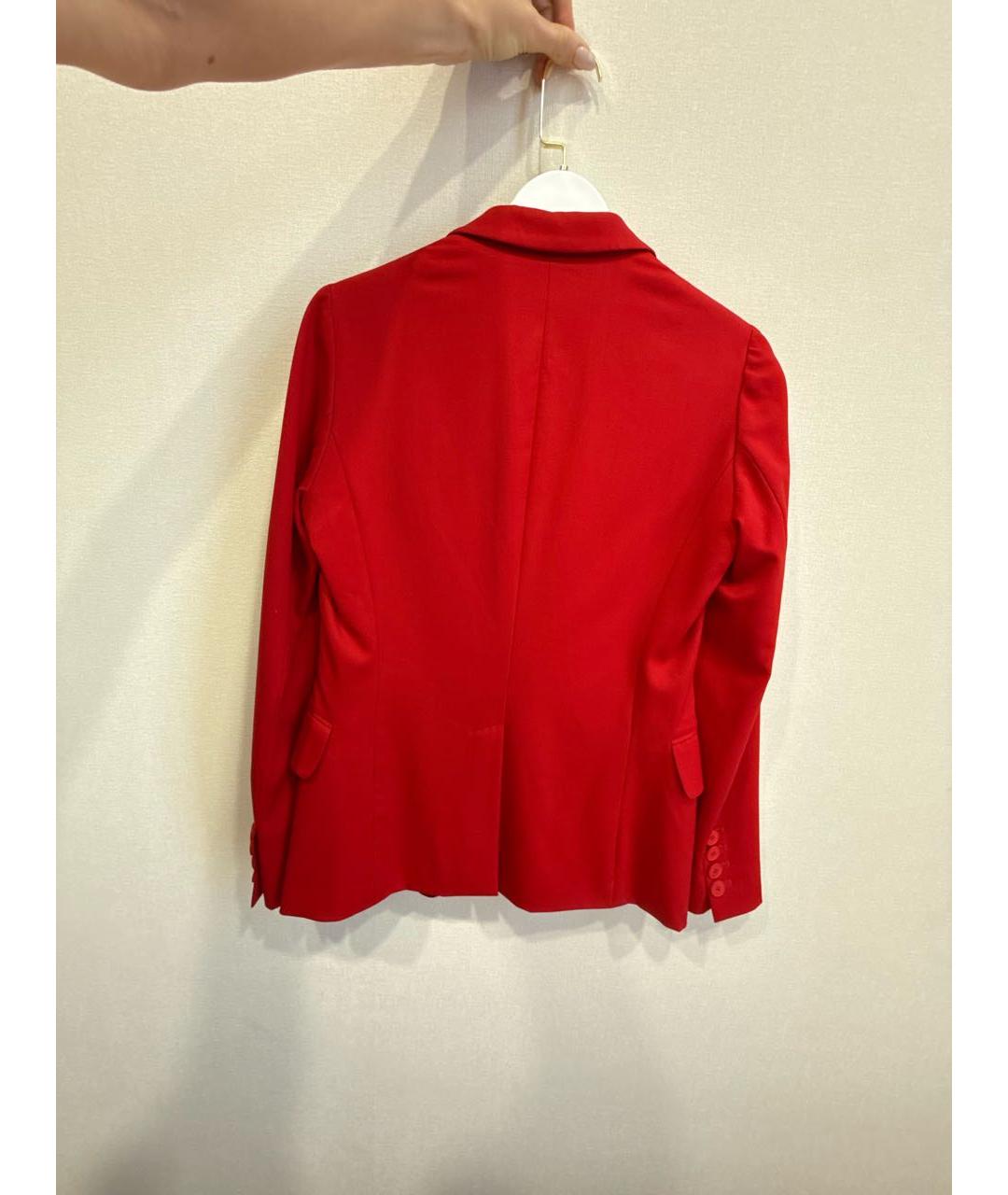 STELLA MCCARTNEY Красный шерстяной жакет/пиджак, фото 2