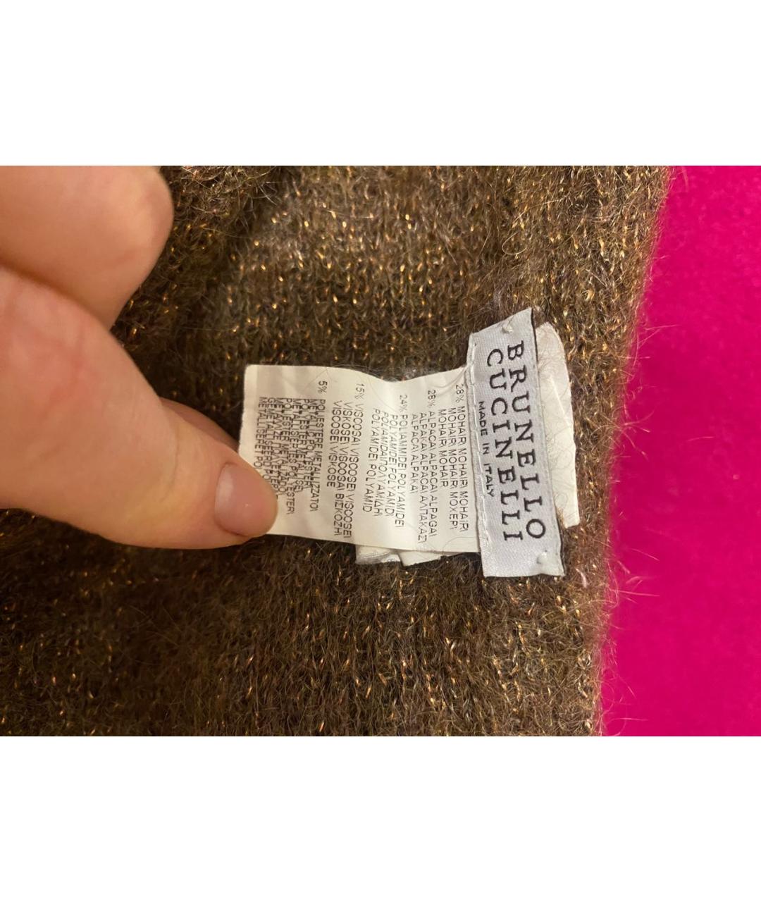 BRUNELLO CUCINELLI Антрацитовая шерстяная шапка, фото 3