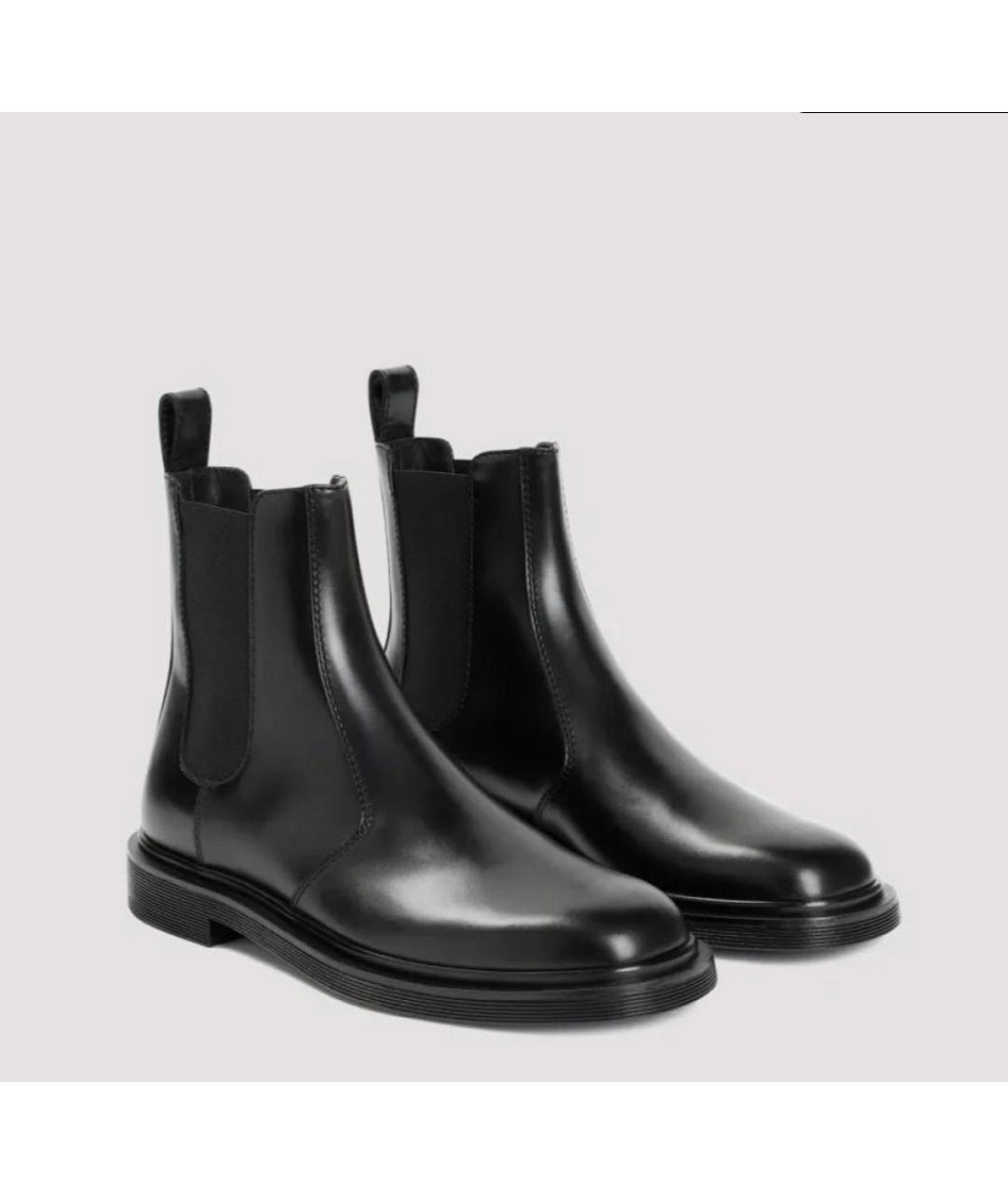 THE ROW Черные кожаные ботинки, фото 2