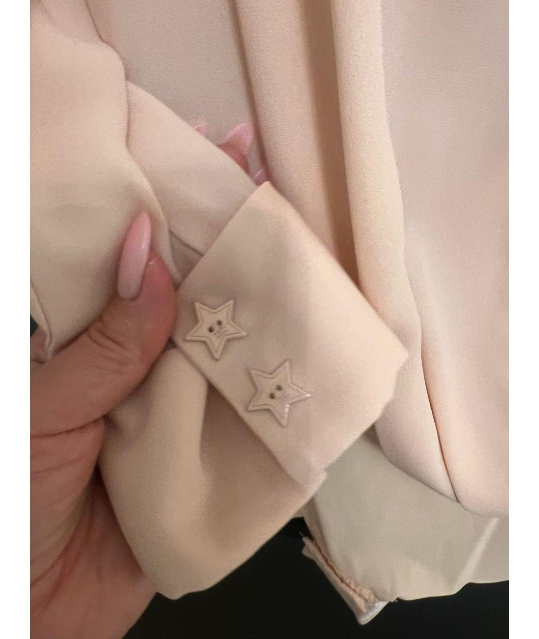 ELISABETTA FRANCHI Коралловая полиэстеровая блузы, фото 6