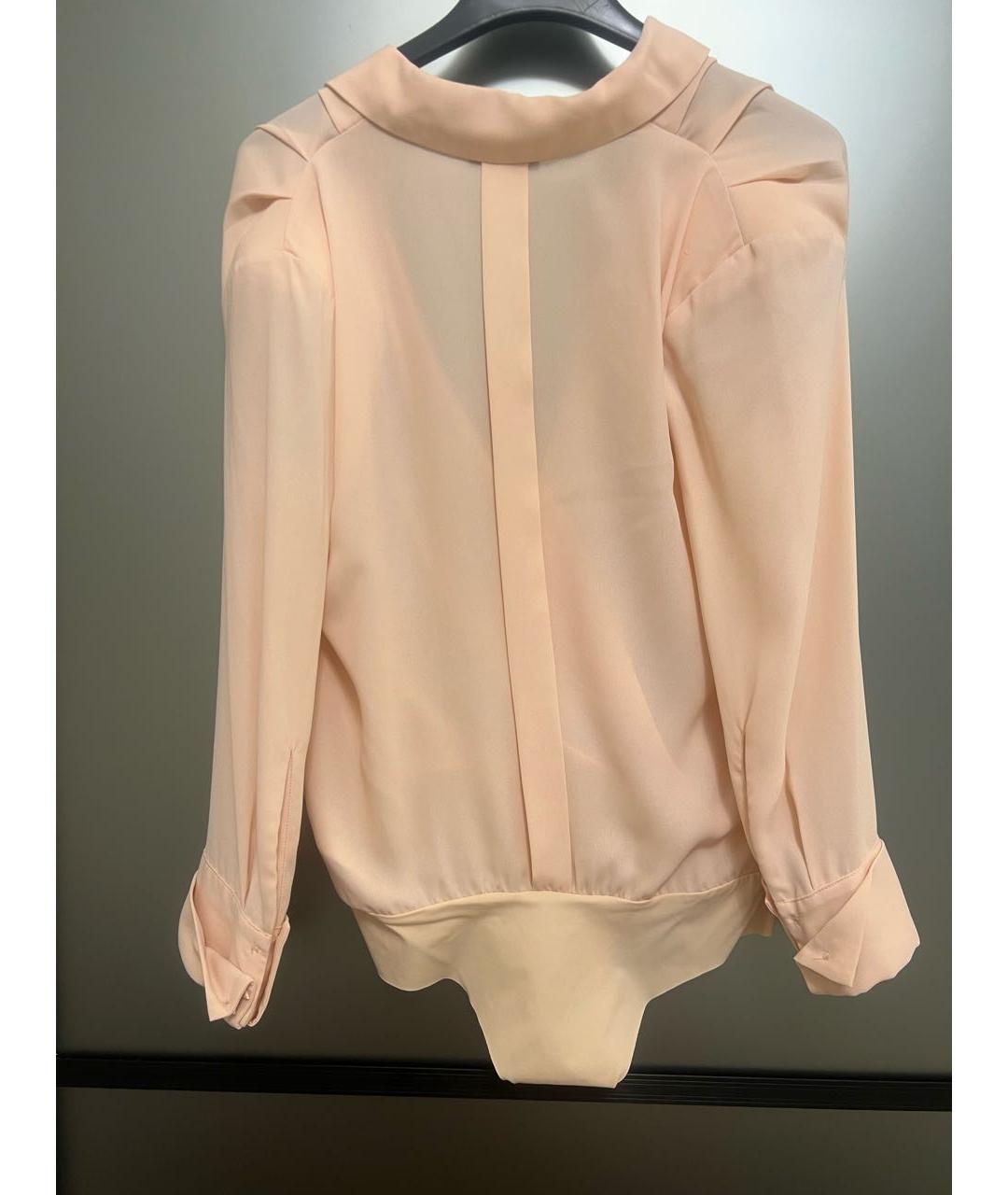 ELISABETTA FRANCHI Коралловая полиэстеровая блузы, фото 5