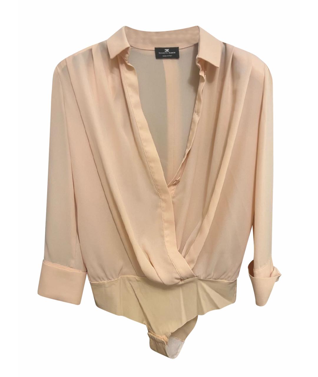 ELISABETTA FRANCHI Коралловая полиэстеровая блузы, фото 1