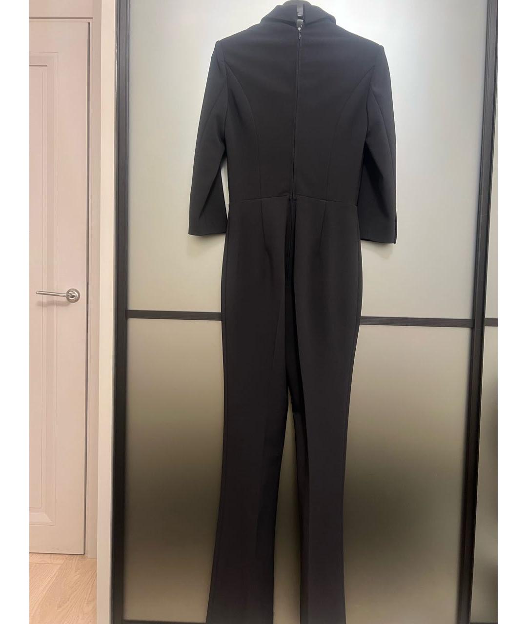 ELISABETTA FRANCHI Черный полиэстеровый комбинезон, фото 2