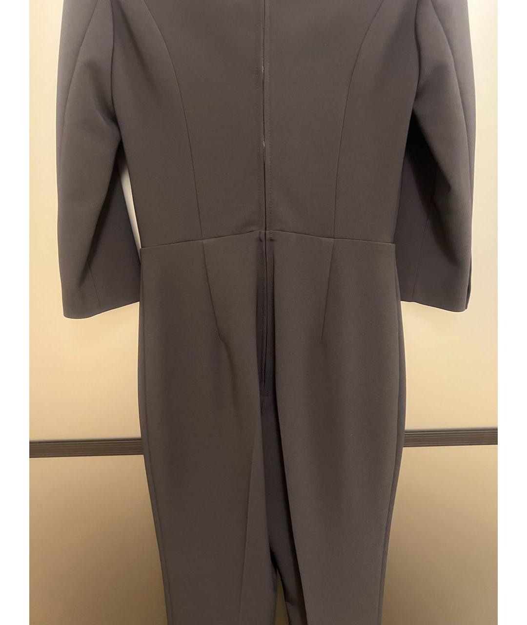 ELISABETTA FRANCHI Черный полиэстеровый комбинезон, фото 5