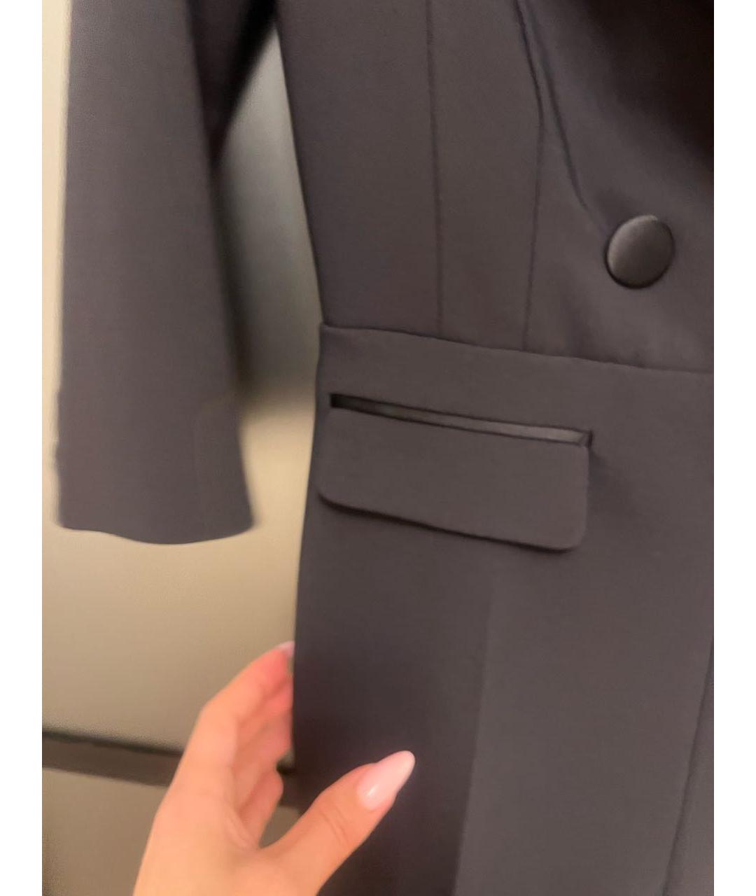 ELISABETTA FRANCHI Черный полиэстеровый комбинезон, фото 4