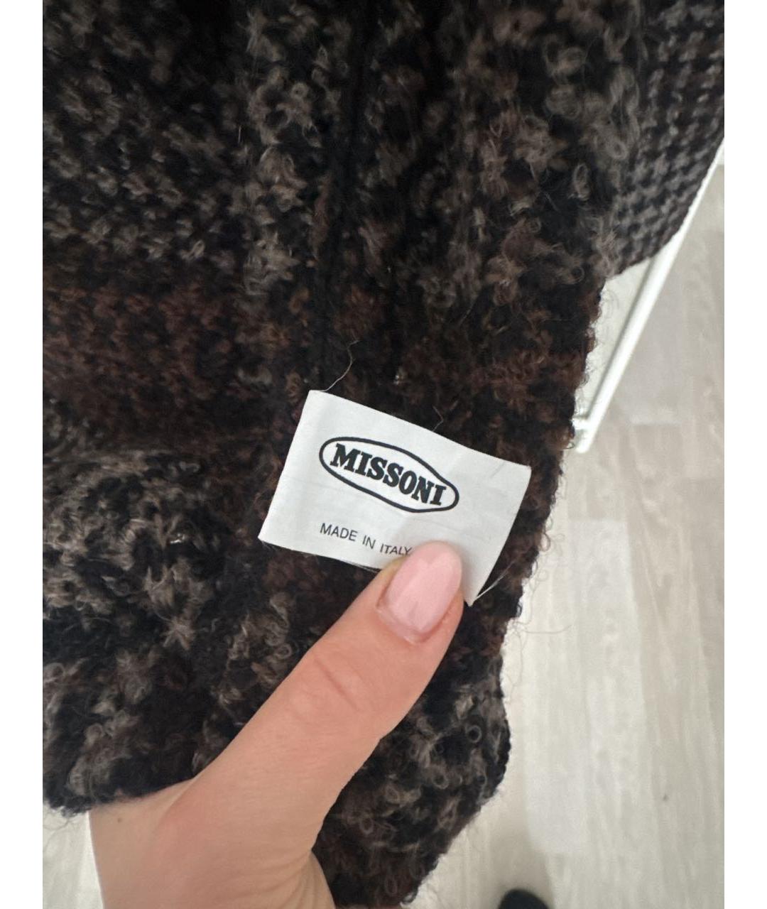 MISSONI Черное шерстяное пальто, фото 3