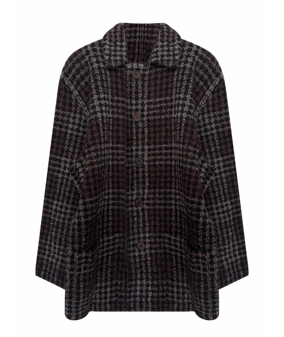 MISSONI Черное шерстяное пальто, фото 1