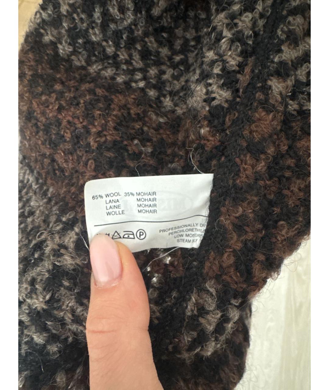 MISSONI Черное шерстяное пальто, фото 4