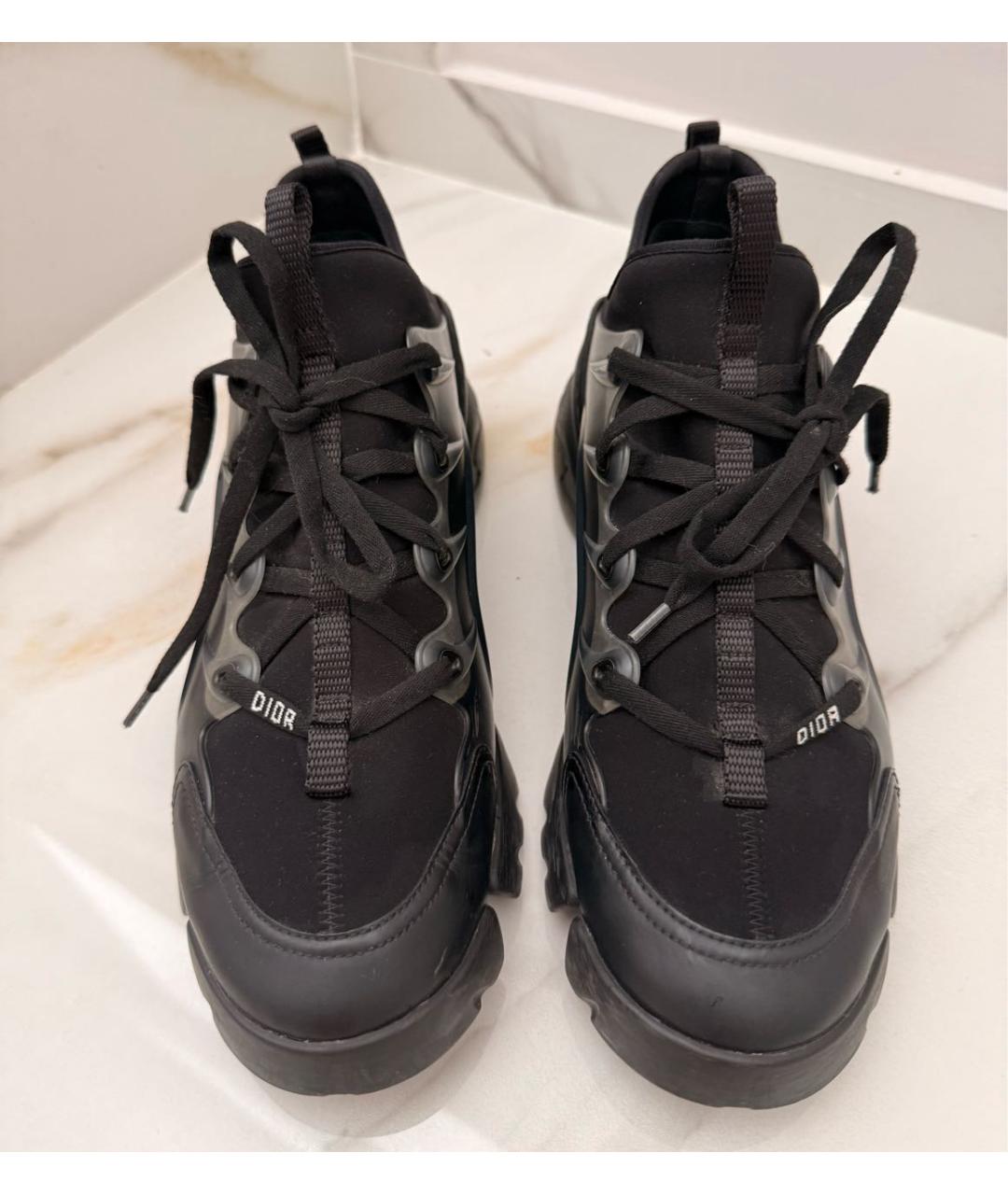 CHRISTIAN DIOR Черные неопреновые кроссовки, фото 2