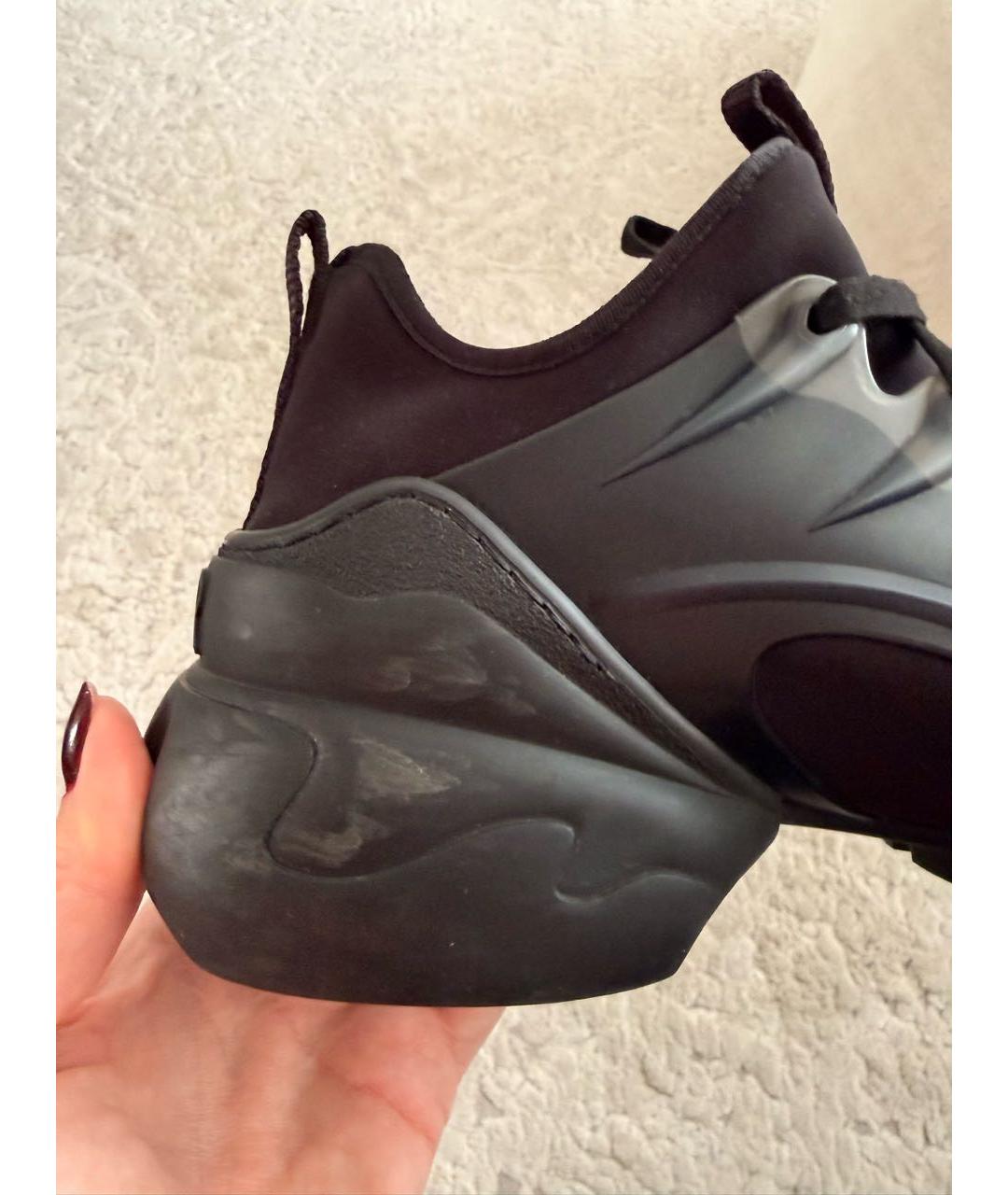 CHRISTIAN DIOR Черные неопреновые кроссовки, фото 7