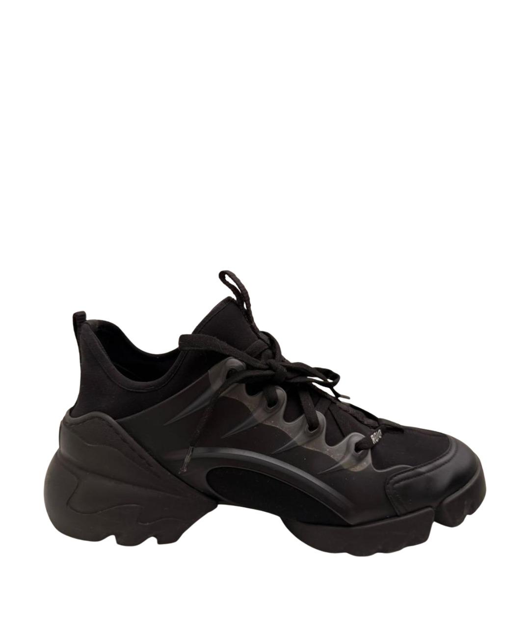 CHRISTIAN DIOR Черные неопреновые кроссовки, фото 1