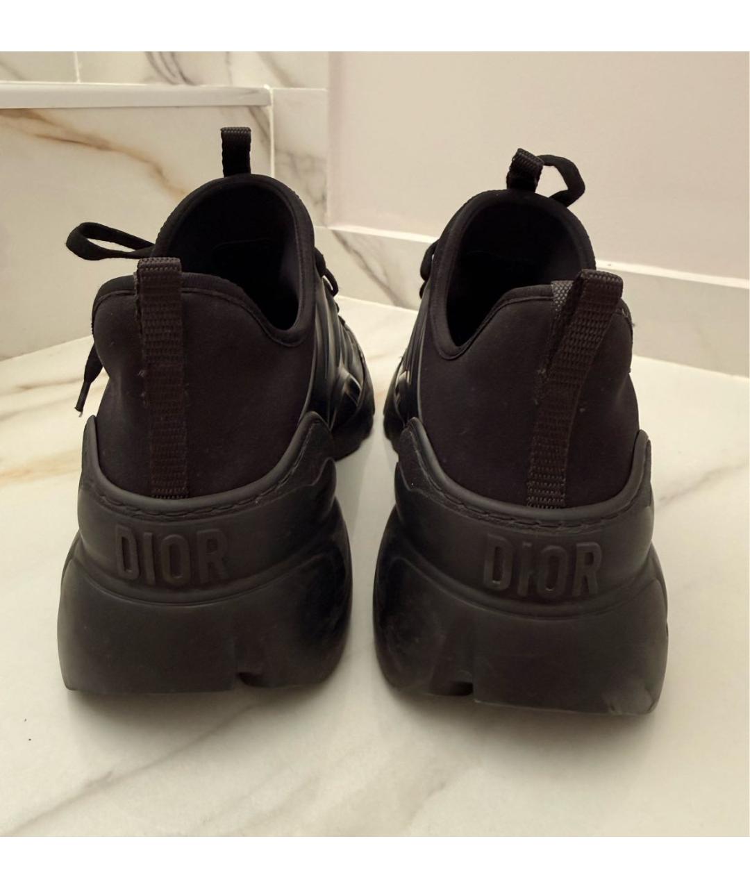 CHRISTIAN DIOR Черные неопреновые кроссовки, фото 4
