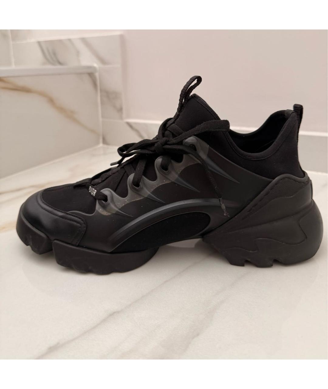 CHRISTIAN DIOR Черные неопреновые кроссовки, фото 9
