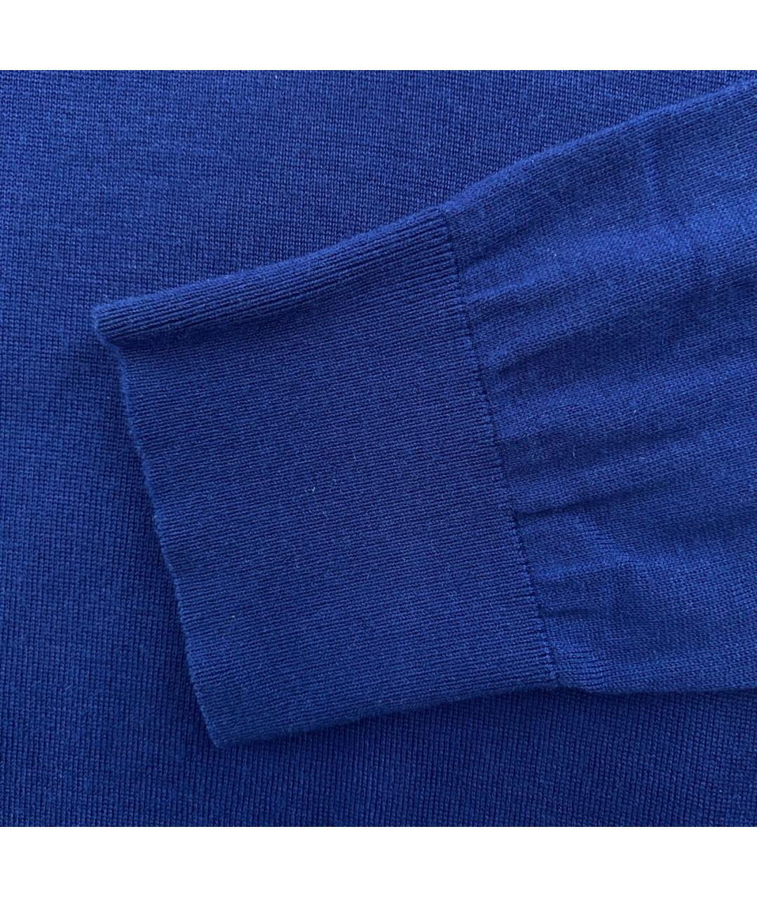 ZZEGNA Синий шерстяной джемпер / свитер, фото 4